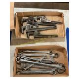 Pipe wrenches, craftsman wrenches