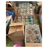 Pt and qt glass canning jars