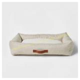 Boots & Barkley Neutral Bolster Bed - L