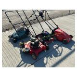 4 ct. push lawn mowers