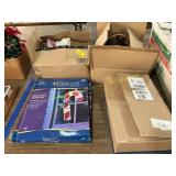 Pine cones, and Christmas lights and decor