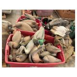 Assorted duck decoys