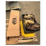 Hunting bags and tarps, tree stand