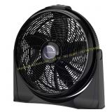 Lasko 20" 3-Speed Cyclone Floor Fan, Black