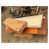 Bed frame, assorted doors