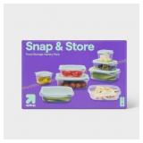 up&up Snap & Store 16pc/8ct containers
