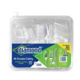 Diamond All Occasion Clear Utensils lg amt