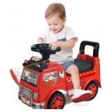 Ride On Fire Truck for Toddlers 1-3, Red