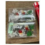 CTOHN 12Pc Xmas Shower Curtain Hooks/Rings