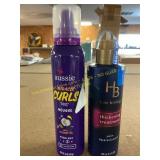Aussie Curling Mousse + HB Hair Thickener
