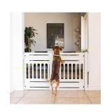 IRIS USA 24-39in Pet Gate, White
