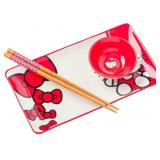 Hello Kitty Sushi Set with Dipping Dish