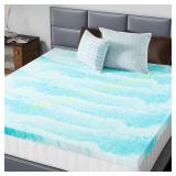 DUMOS Memory Foam Queen Topper, 2-Inch Gel-Infused