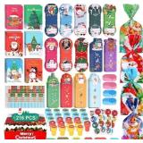 216Pcs Christmas Stationery Set - Prizes