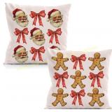 2ct LUVADIAN Christmas Pillow Covers 18x18