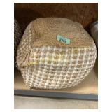 Nourison Pouf Ottoman, Beige