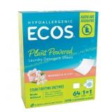 64 CT, EACH ECOS Detergent Sheets with Enzymes, Ma