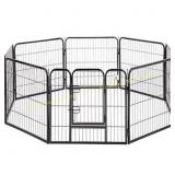 BestPet Playpen, 40-Inch, Heavy Duty, Black