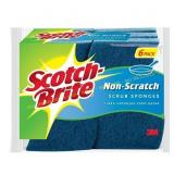 Scotch-Brite Non-Scratch Scrubber 4.4 in. 6 pk