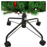 Artificial Christmas Tree Stand with Wheels