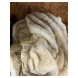 FRYE 60x70in. Faux Fur Throw Blanket, Beige