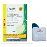Equate Denture Cleanser Mint 240 Bundle