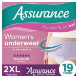 XXL Assurance Incontinence Underwear, XXL (19)