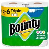 123 sheet (Pack of 2) Bounty Select-A-Size White T