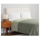 Berkshire Blanket Extra Plush Queen Sage Green