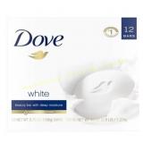 12-Pack Dove Moisturizing Beauty Bar Soaps, 3.75oz
