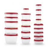 Rubbermaid EasyFindLids 40pc Set, Red