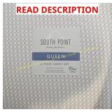 South Point Home Fashions 6-Piece Sheet Set Queen