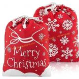 2 Ct. Shindel 2PCS Santa Sack Drawstring Bags