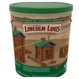 Lincoln Logs 100th Anniversary Tin Toy 111 pc