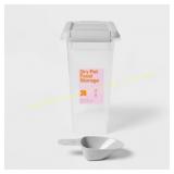 Pet Food Storage Tub with Scoop - 8lb