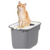 IRIS Rectangular Cat Litter Box w/ Lid