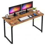 FDW Computer Desk 47in, Study Table, Brown
