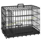 Yaheetech 24in Metal Dog Crate for Small Dogs
