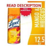 12.5 2 Ct. Lysol Disinfectant Spray, Mango Hibiscu