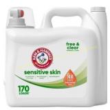 170 fl oz Arm & Hammer Sensitive Skin Detergent, 1