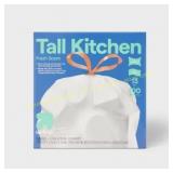Up&Up UltraStretch Tall Trash Bags 13gal