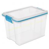 Sterilite 20 qt Clear Latch Box 16.125 D