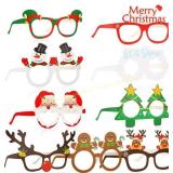 HOWAF 27 Pcs Christmas Glasses Santa Props