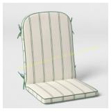 Threshold 21x43in. Outdoor Striped Cushion, Cream