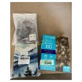 Aurio 100ct 3mm Lights & Dog Sweater, tab case