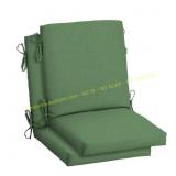 2ct Moss Green Outdoor Chair Cushion (2-Pack)