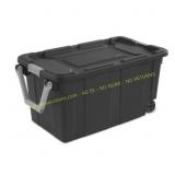 2Ct Sterilite 40-Gal Wheeled Industrial Tote, Gray