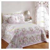 Bloomfield Floral Design Rose Queen Bedspread