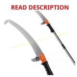 7.7 ft Pruning Pole Saw with 17" Steel Blade