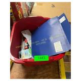 Tote with School Supplies